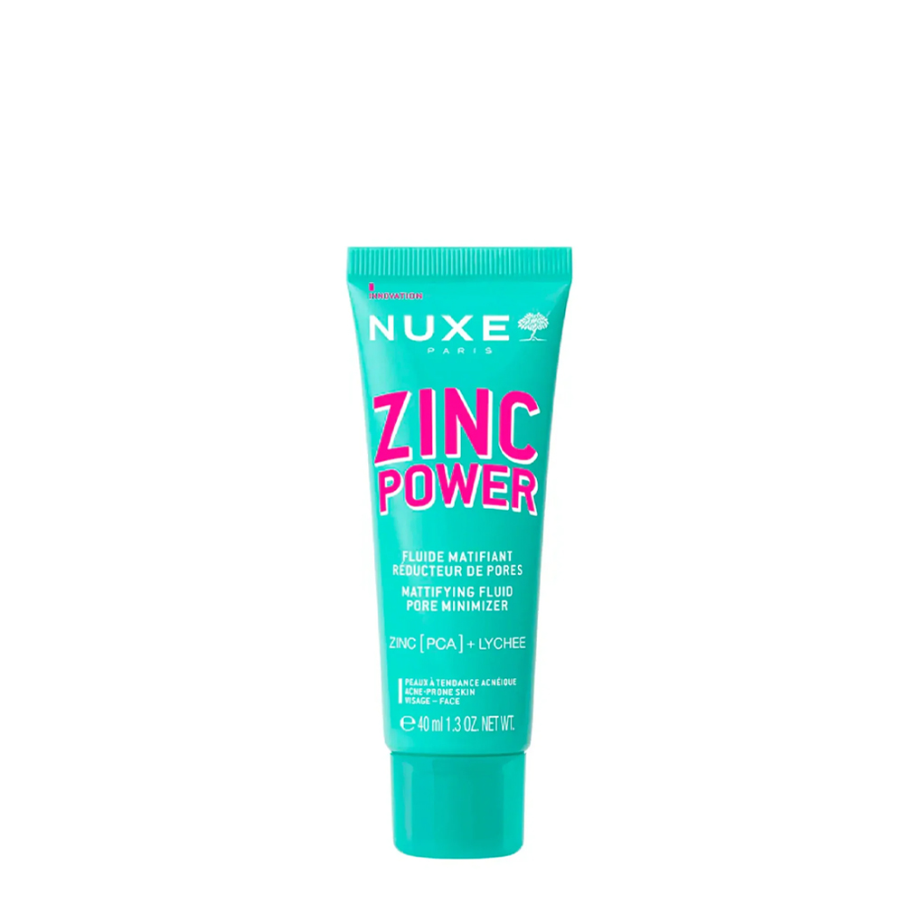 Nuxe Zinc Power Fluido Matificante Minimizador de Poros 40mL